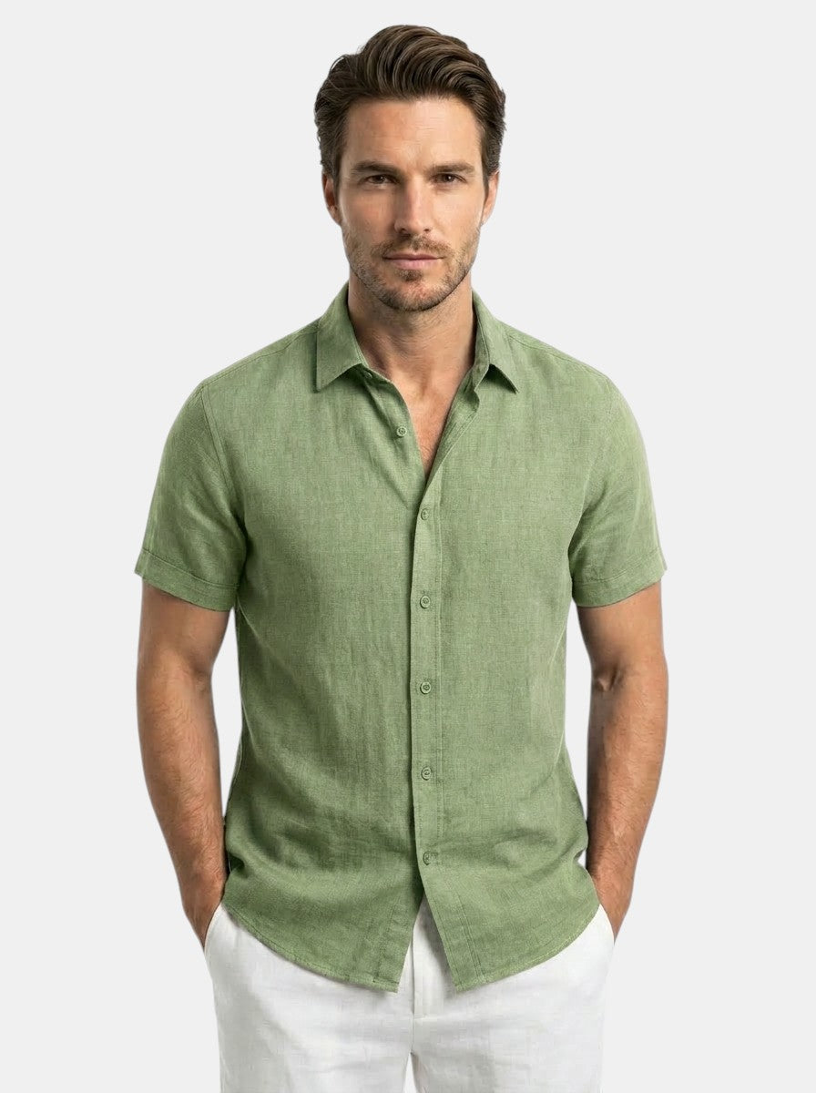 Men's Cotton Blend Fitted Shirt | Modern Casual Wear for All Occasions