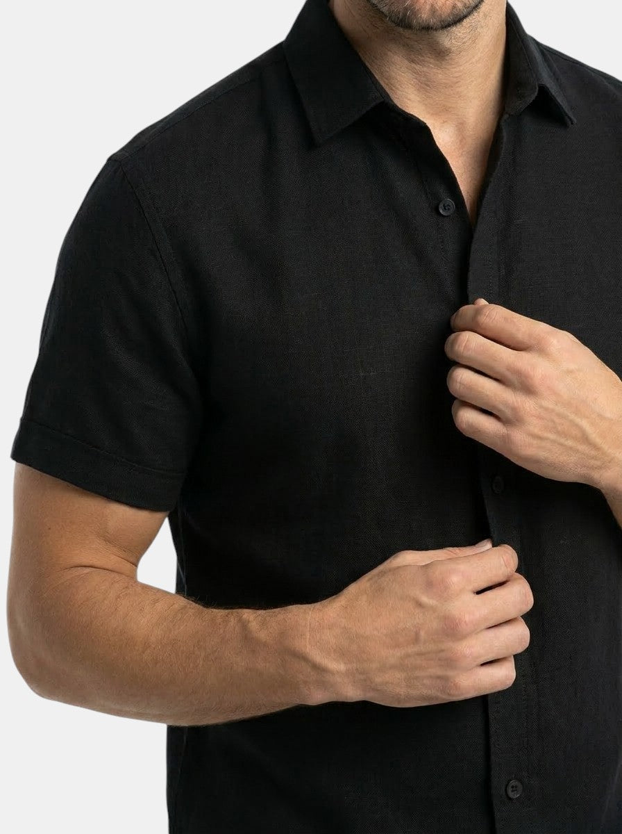 Men's Cotton Blend Fitted Shirt | Modern Casual Wear for All Occasions