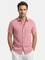 Chemise ajustée pour homme en mélange de coton | Tenue décontractée moderne pour toutes les occasions