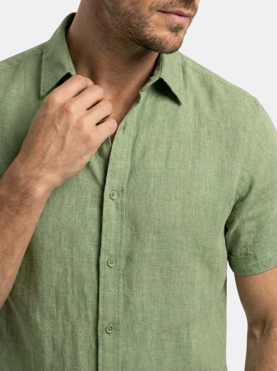 Men's Cotton Blend Fitted Shirt | Modern Casual Wear for All Occasions