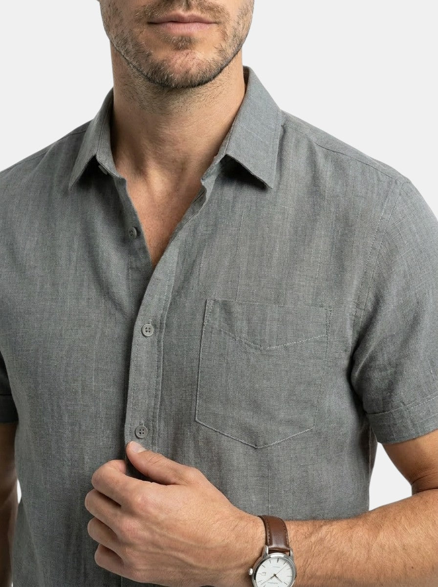 Men's Cotton Blend Fitted Shirt | Modern Casual Wear for All Occasions