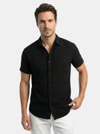 Chemise ajustée pour homme en mélange de coton | Tenue décontractée moderne pour toutes les occasions