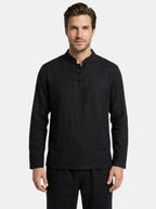 Mens Lightweight Linen Blend Two-Piece Set | Casual Relaxed Fit Outfit for All Seasons 8