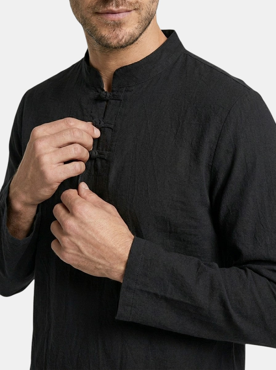 Mens Lightweight Linen Blend Two-Piece Set | Casual Relaxed Fit Outfit for All Seasons 9