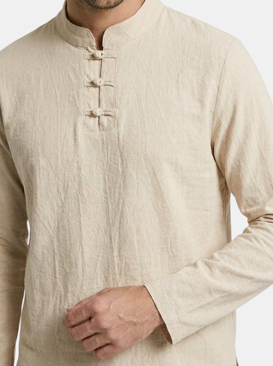 Mens Lightweight Linen Blend Two-Piece Set | Casual Relaxed Fit Outfit for All Seasons 3