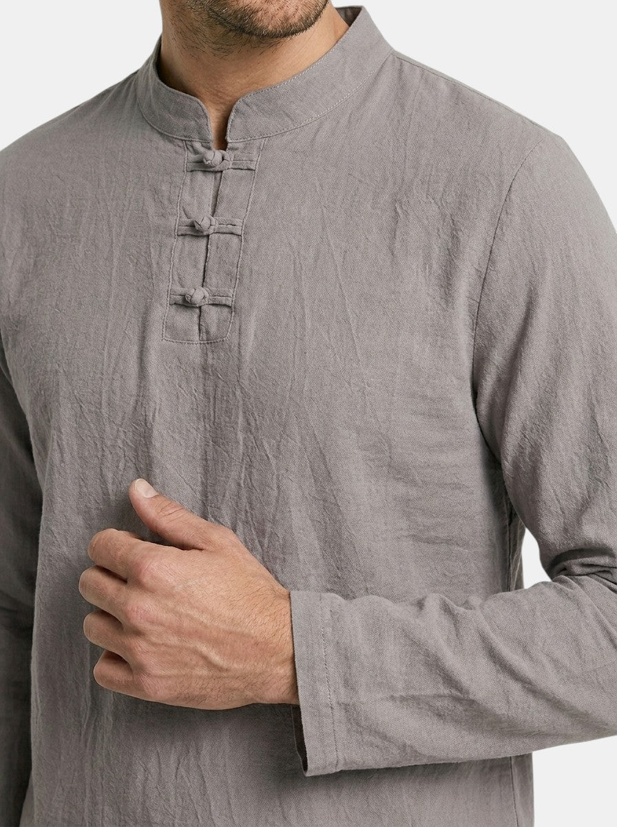 Mens Lightweight Linen Blend Two-Piece Set | Casual Relaxed Fit Outfit for All Seasons 5