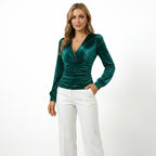 Mia | Chic Soft Fabric Long Sleeve Top 13