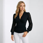 Mia | Chic Soft Fabric Long Sleeve Top 16