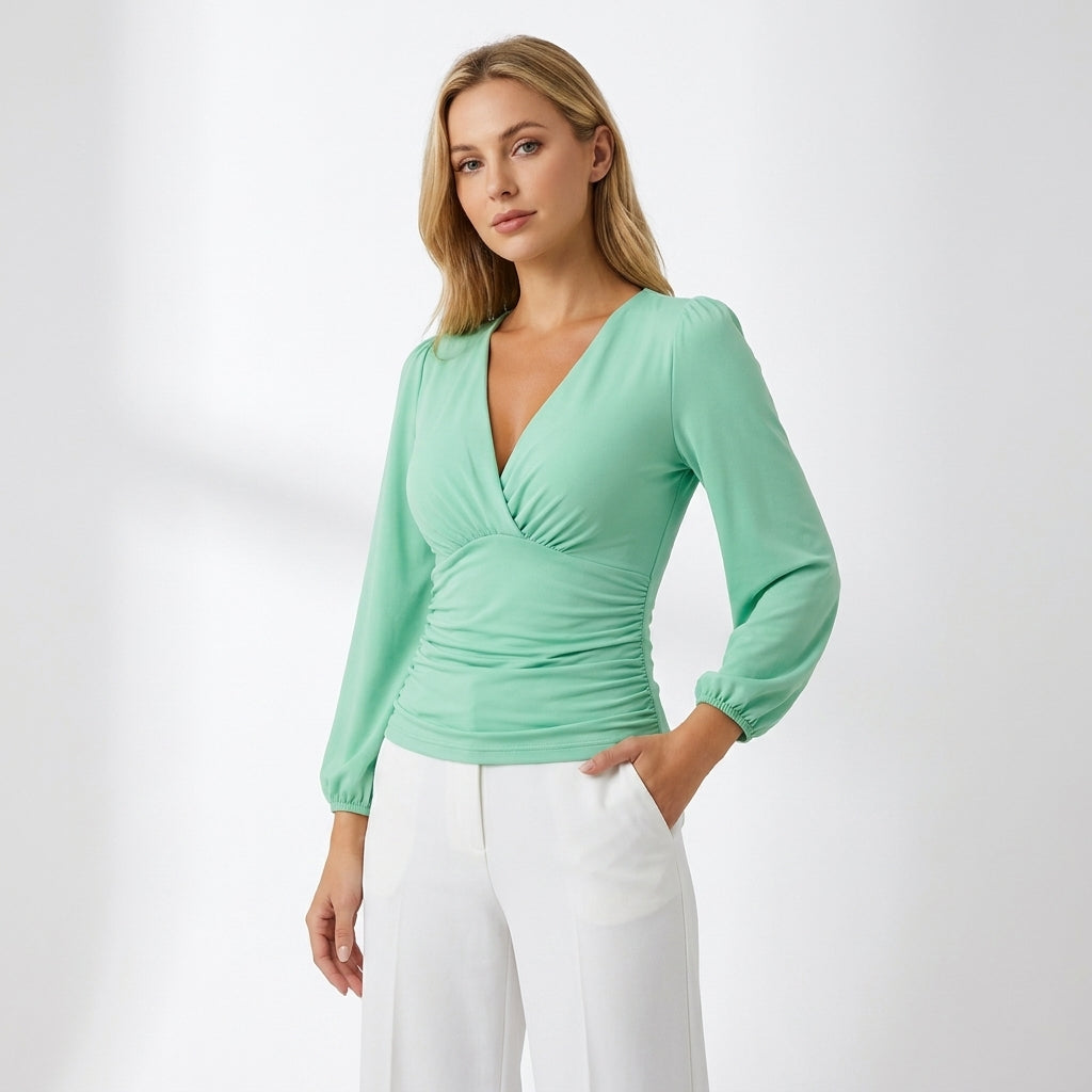 Mia | Chic Soft Fabric Long Sleeve Top 7