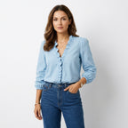 Sophia | Elegant Plus Size Blouse for Women with Stylish Ruching 8
