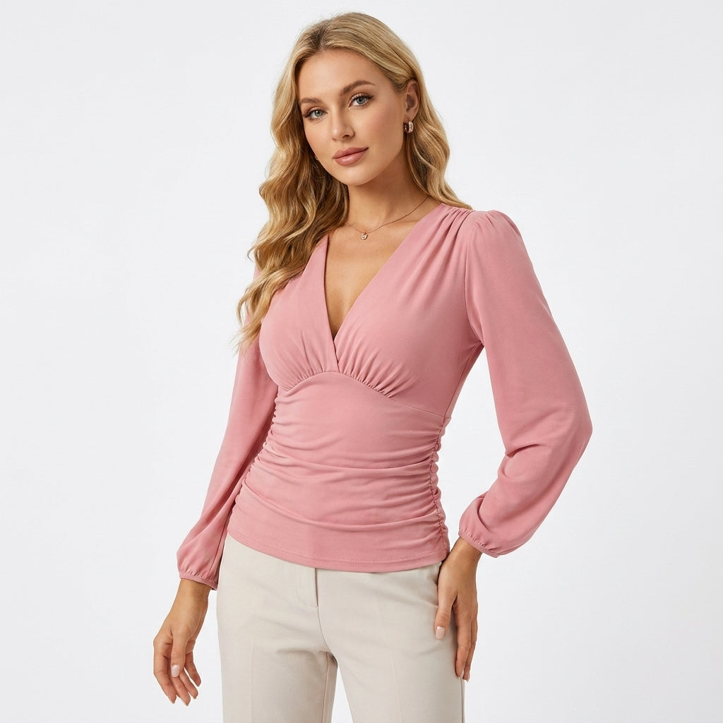 Mia | Chic Soft Fabric Long Sleeve Top 5
