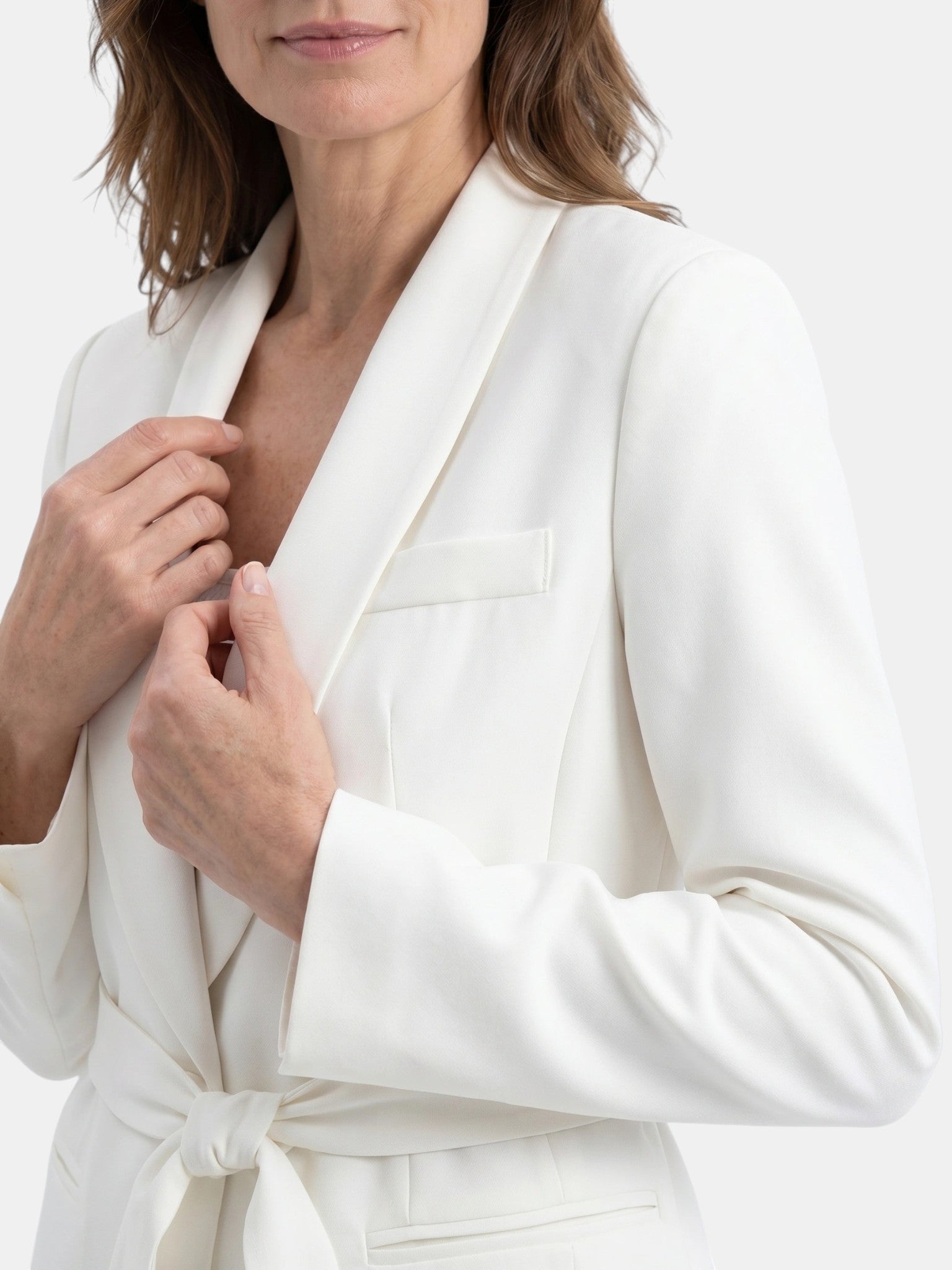 Mia | Elegante completo da donna con blazer su misura e pantaloni a gamba larga
