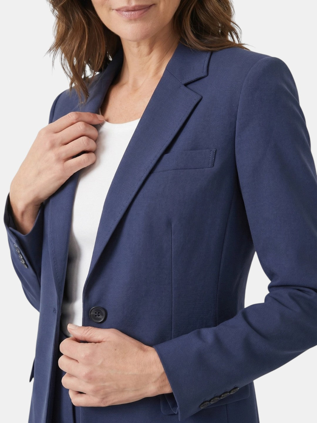Mia | Stylish White Suit Women's Blazer and Trousers Set