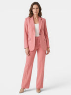 Mia | Ensemble élégant de blazer et pantalon blanc pour femme