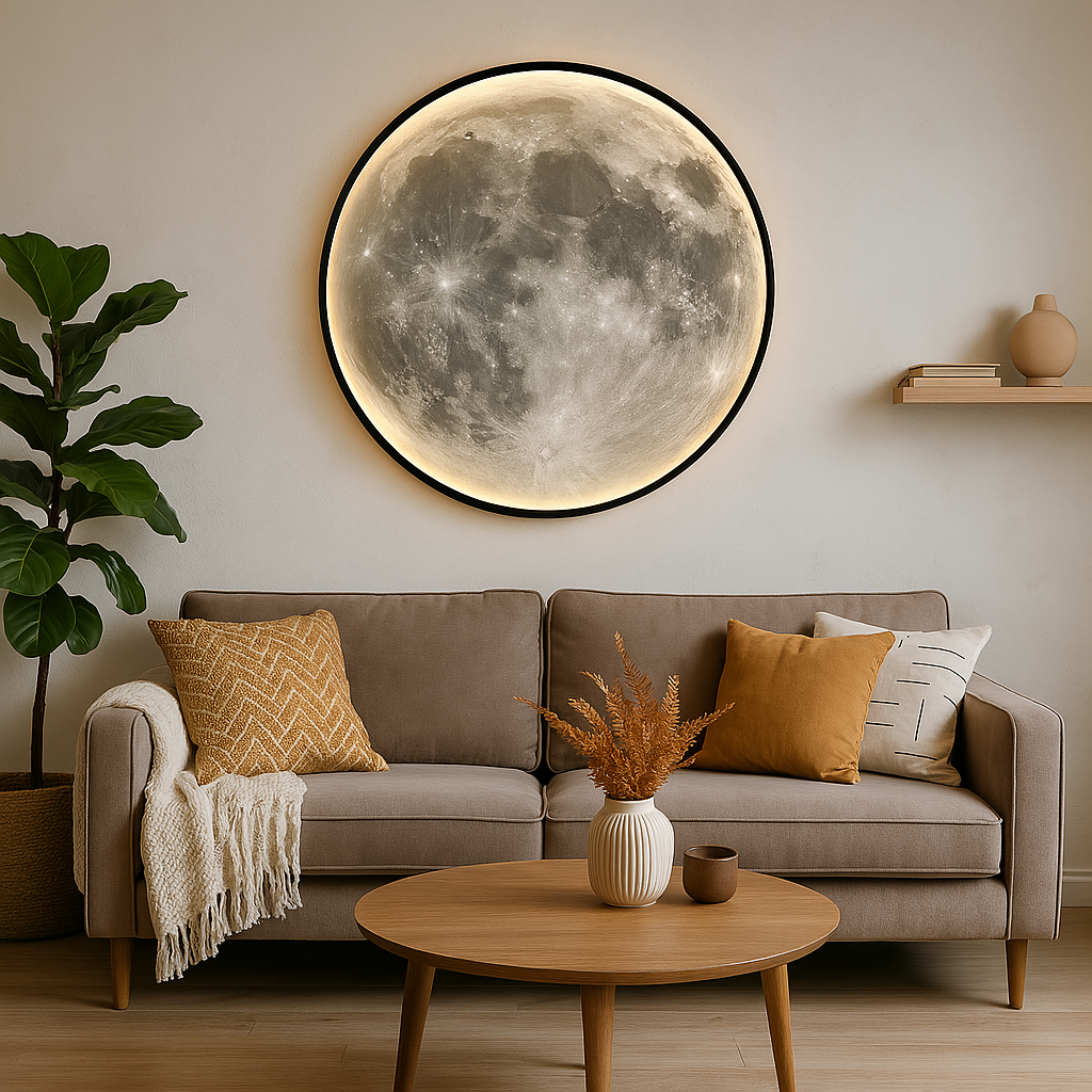 Lampe Murale Lune | Une Touche Céleste Pour un Intérieur Apaisant