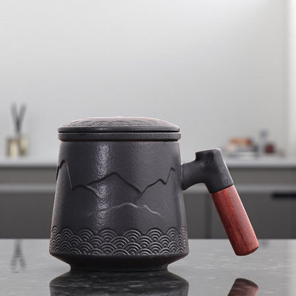Mug infuseur zen – Relief montagne