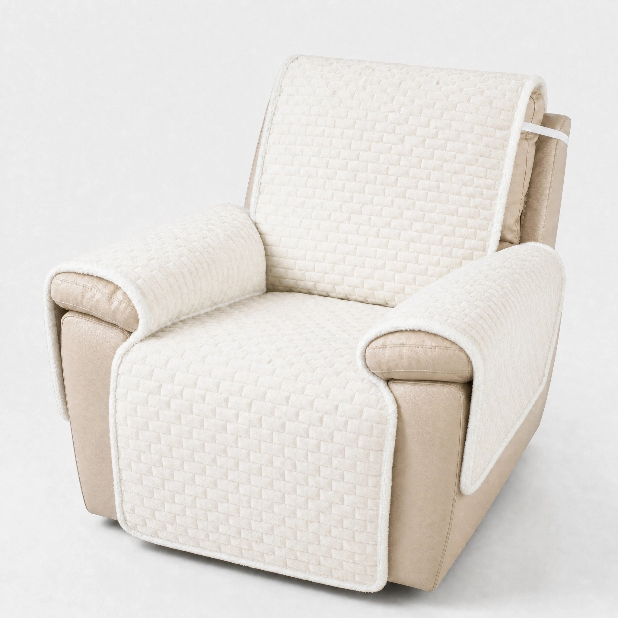 Housse de canapé en peluche One Piece avec dos antidérapant et tissu lavable en machine