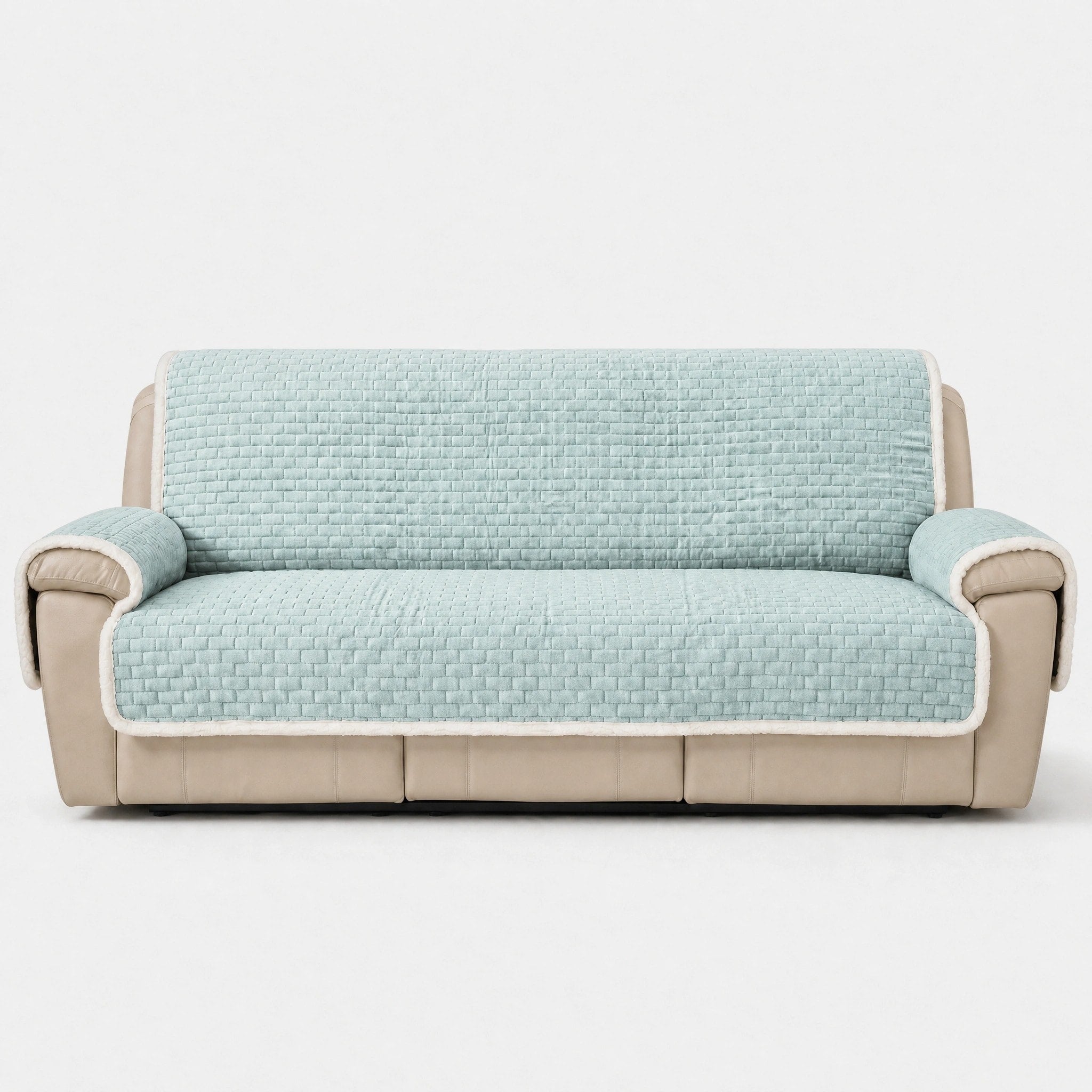 Housse de canapé en peluche One Piece avec dos antidérapant et tissu lavable en machine