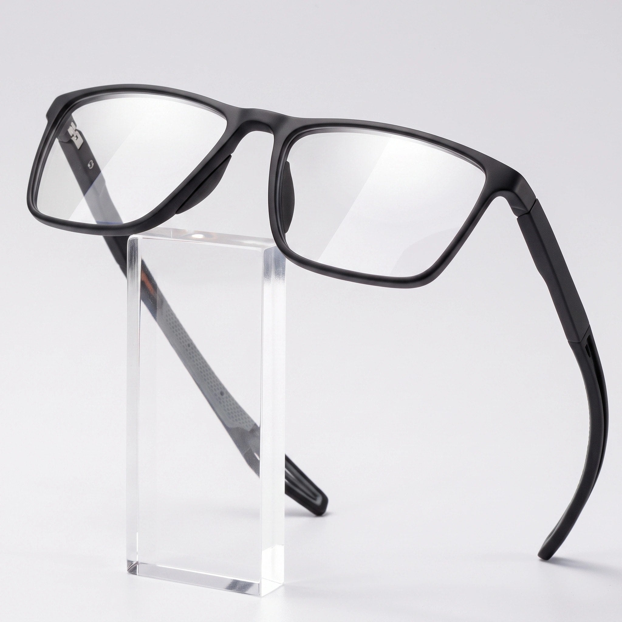 Lunettes de lecture progressives avec filtre lumière bleue, monture en titane et charnières TR90