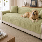 Quilted Sofa Cover for Pets with Non-Slip Design and Easy-Care Finish