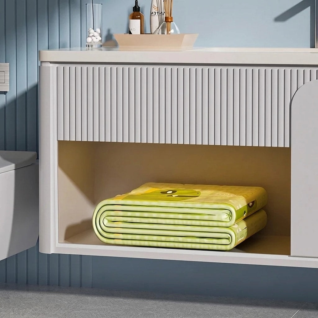 Piscina Rettangolare per Famiglie | Grande Piscina Gonfiabile Pieghevole con Design a Tre Livelli