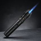 Refillable Butane Torch Lighter with 360° Ignition and Adjustable Flame
