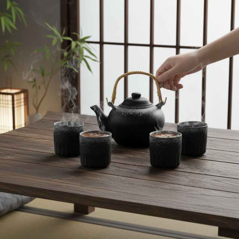 Service à thé japonais zen – Harmonie essentielle