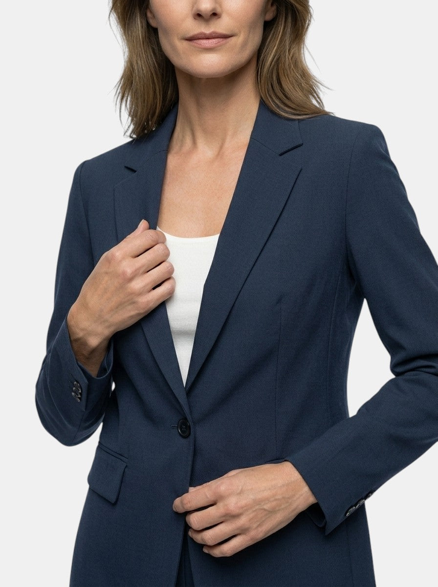 Sophia | Traje femenino elegante y a medida con pantalones de pierna recta