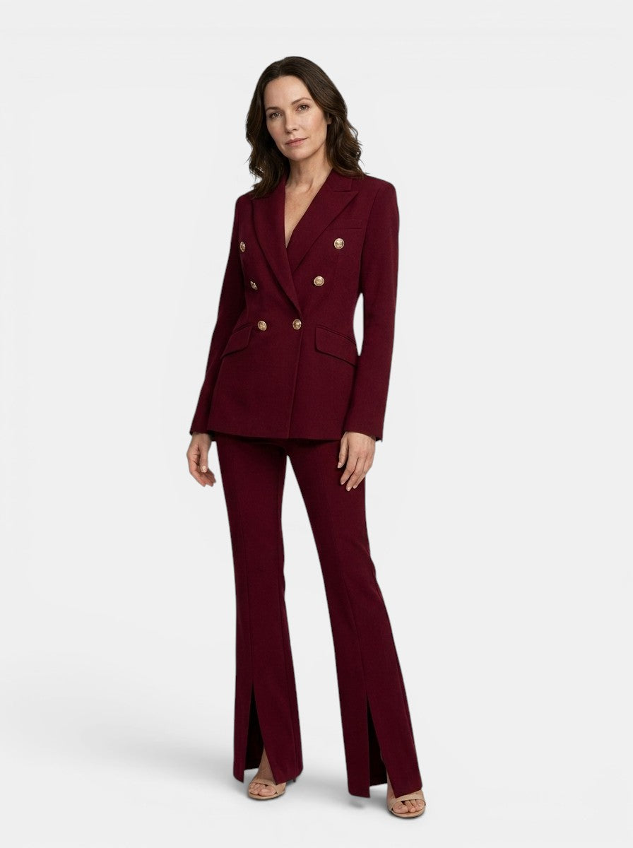 Sophia | Elegante completo pantalone bianco da donna