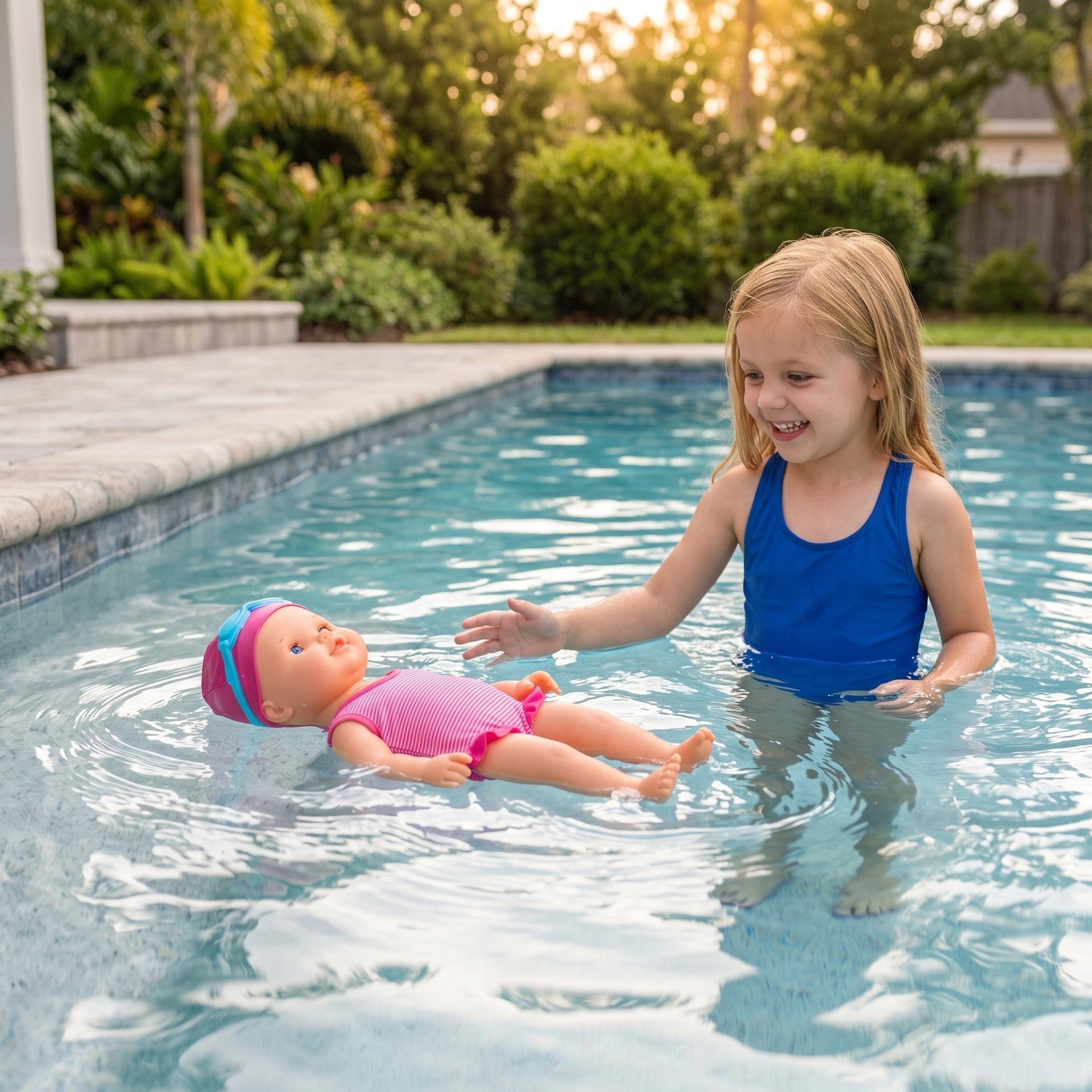Poupée bébé nageur avec action électrique étanche pour la baignade et la piscine