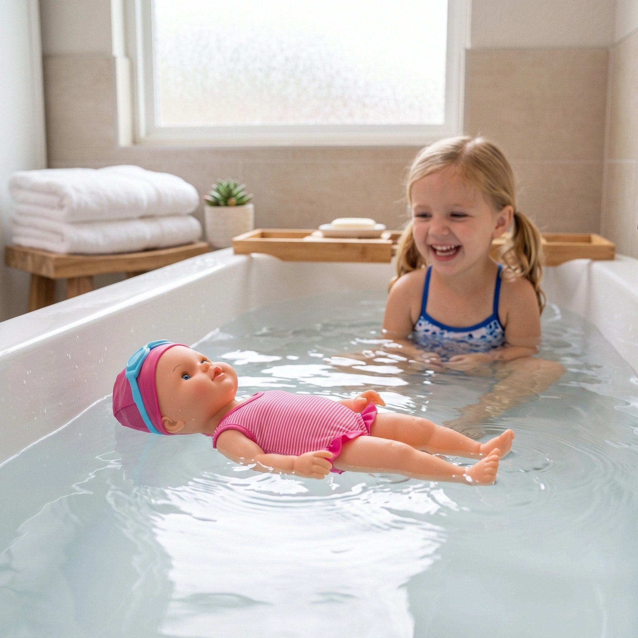 Poupée bébé nageur avec action électrique étanche pour la baignade et la piscine