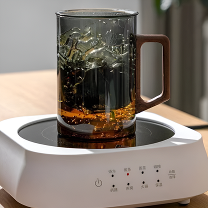 Tasse à thé en verre avec infuseur