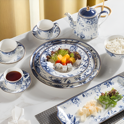 Théière chic anglaise en verre avec infuseur