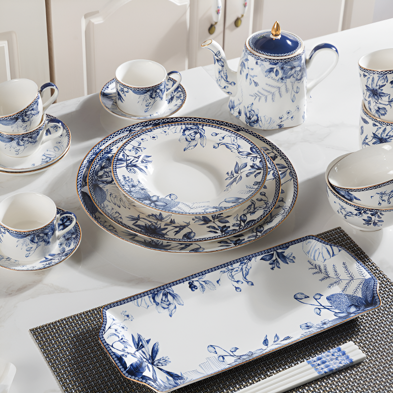 Théière chic anglaise en verre avec infuseur