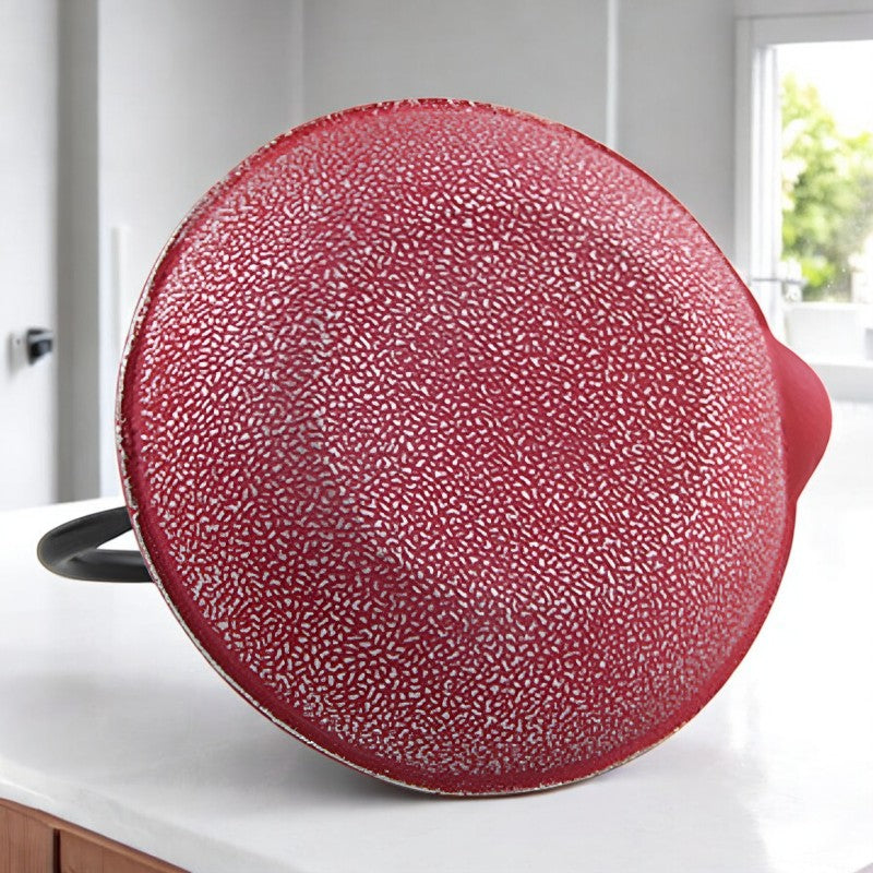 Théière en fonte rouge – Rouge passion vintage