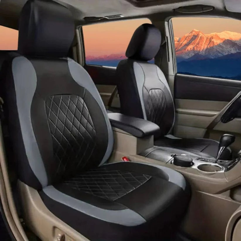 Housses de siège de voiture universelles en cuir PU imperméable, ensemble complet de 5 sièges pour voitures, SUV et camions