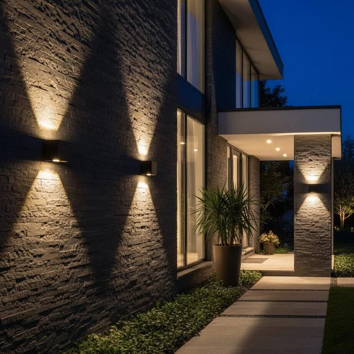 Lampe Murale Cubique Moderne avec Capteur de Mouvement Intégré