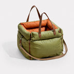 Siège auto imperméable pour chien avec système LATCH, laisse de sécurité et lit de voyage extensible