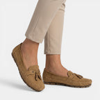 Women Elegant Orthopaedic Fabric Loafers | Comfortable Slip-On Shoes for All-Year-Round Wear 6