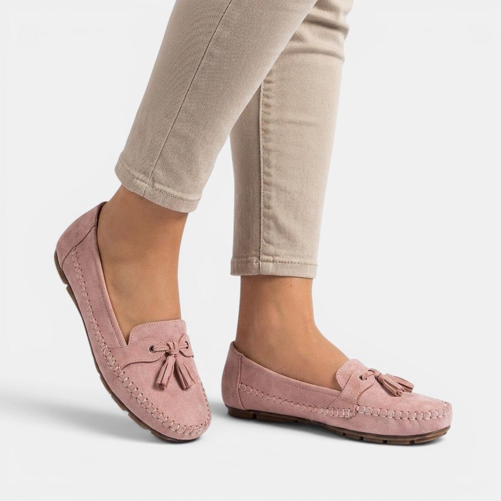 Women Elegant Orthopaedic Fabric Loafers | Comfortable Slip-On Shoes for All-Year-Round Wear 5