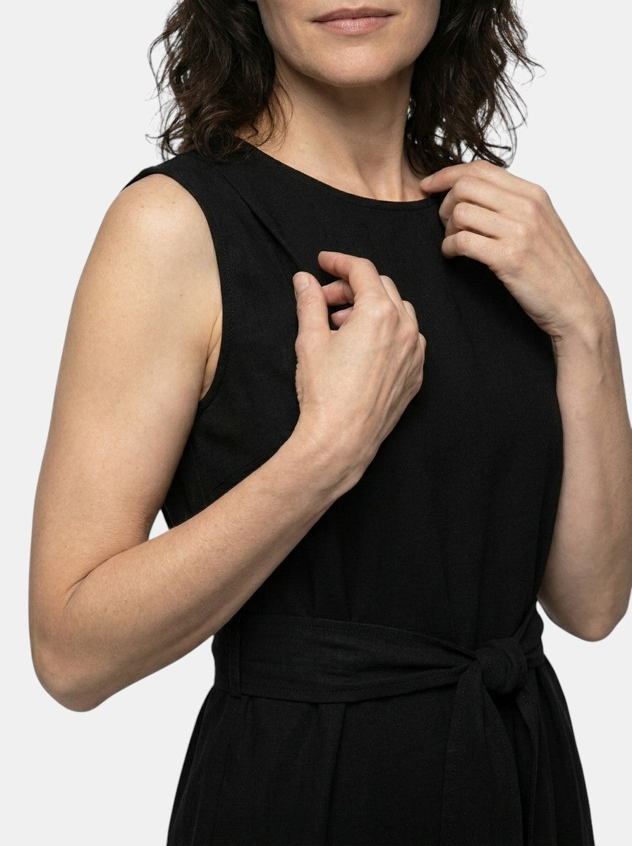 Womens A-Line Midi Dress | Elegant Sleeveless Design for All-Season Wear 15