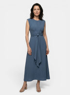 Womens A-Line Midi Dress | Elegant Sleeveless Design for All-Season Wear 6