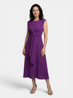 Womens A-Line Midi Dress | Elegant Sleeveless Design for All-Season Wear 18