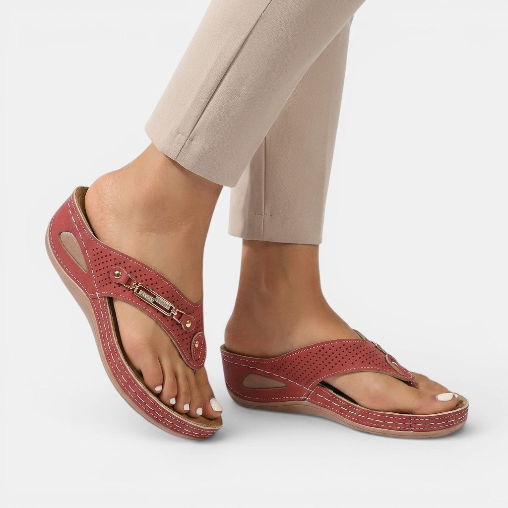 Sandalias ligeras ajustables para mujer | Calzado casual cómodo para uso diario