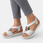 Womens Breathable Fabric Sandals | Comfortable Adjustable Orthopedic Footwear 6