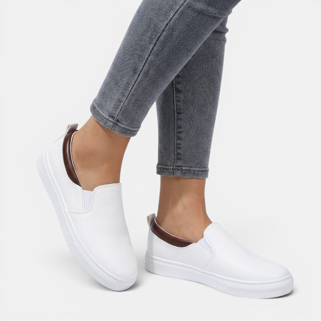 Womens Breathable Fabric Slip-On Shoes | Chic Casual Comfort Footwear 7