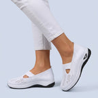 Womens Breathable Fabric Slip-On Shoes | Comfortable Supportive Orthopedic Footwear 3
