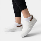 Womens Breathable Fabric Slip-On Sneakers | Comfortable Casual Everyday Shoes 6