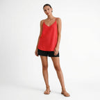 Womens Breathable Linen Tank Top | Relaxed Fit Spring & Summer Essential 14
