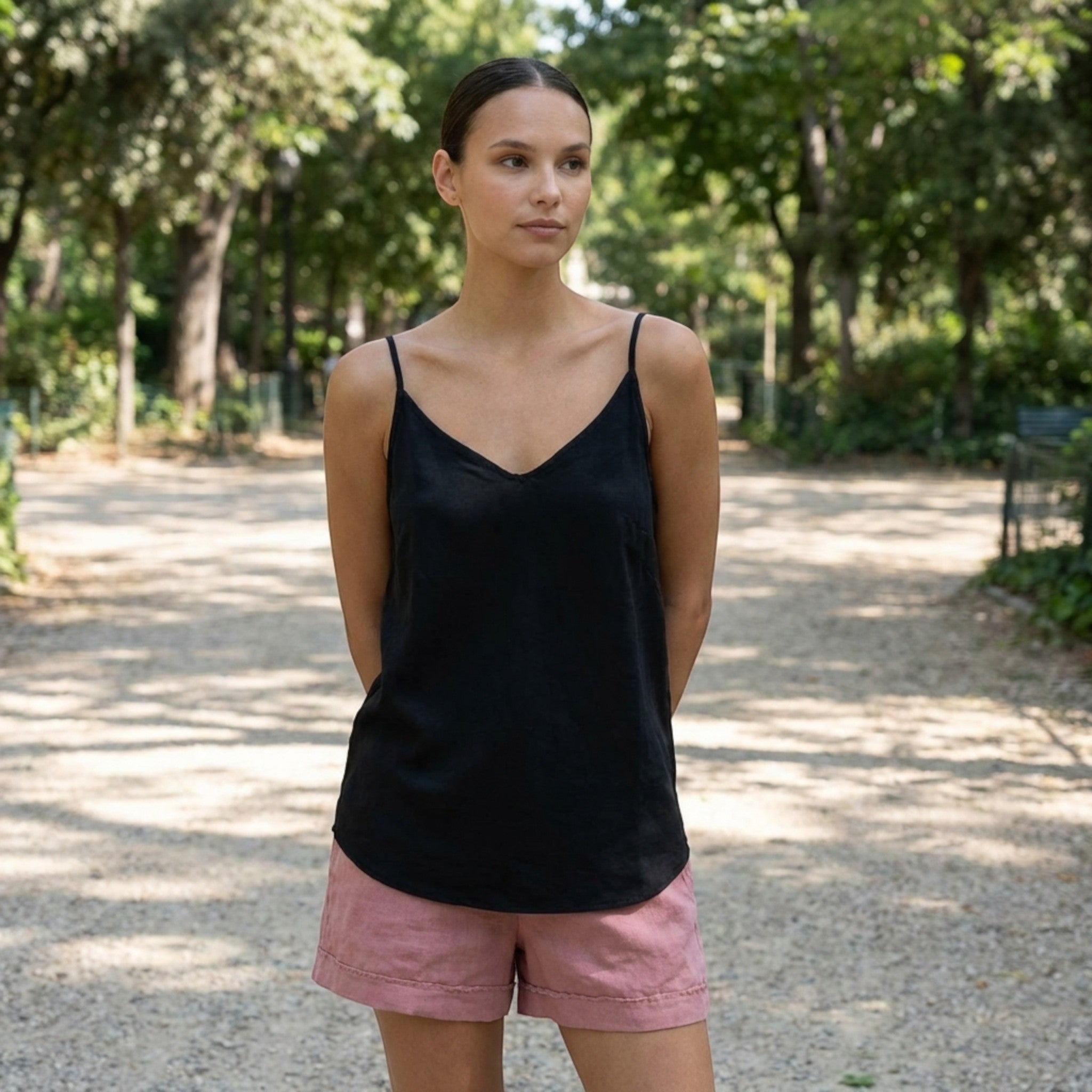 Womens Breathable Linen Tank Top | Relaxed Fit Spring & Summer Essential 3